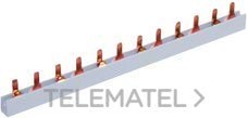 PEINE TETRAPOLAR 14x4 MÓDULOS SECCIÓN 16mm2 80A LONGITUD 1m