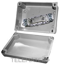 CAJA TAPA 153x110x65 GRIS CON TAPA TRANSPARENTE