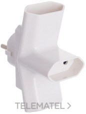 ADAPTADOR TRIPLE 2P 16A 250V MÁXIMO 2300W