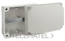 CAJA ESTANCA 310x240x125 TORNILLO ROSCADO PLÁSTICO GRIS