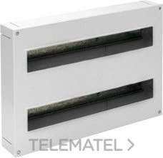 CAJA DISTRIBUCIÓN SUPERFICIE 38 ELEMENTOS 2 FILAS 410x270x68mm MARFIL