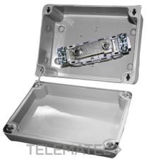 CAJA TAPA 153x110x65 TORNILLO 1/4" VUELTA GRIS