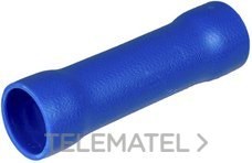 TERMINAL EMPALME 42mm PARA CABLE 10 A 16mm² AZUL (BOLSA 50u)