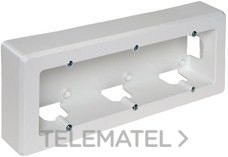ZÓCALO SUPERFICIE CON 3 ELEMENTOS 253x96x43mm BLANCO
