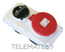 TOMA INTERBLOCANTE TRASCUADRO 2P+TT 16A 230V