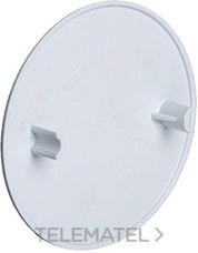 TAPA REDONDA 5625 CON CIERRE GARRA PLÁSTICO BLANCO