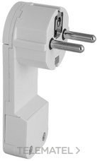 CLAVIJA TRASMUEBLE BIPOLAR 16A 250V ESPIGA 4,5 TERMOPLÁSTICO COLOR BLANCA