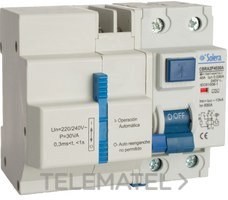 DIF.C/RECONEX.AUT.2P 40A SENB.30mA SECTORES To.E INDUST.10kA 240/415V AC(50-60Hz