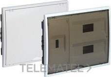 CAJA DISTR.EMP.24 EL.+4 PCTB.400x320x72mm MO.BL PTA.FUMÉ