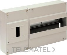 CAJA DISTRIBUCIÓN SUPERFICIE 12 elementos+4 PRECINTABLES 348x188x55mm MARFIL