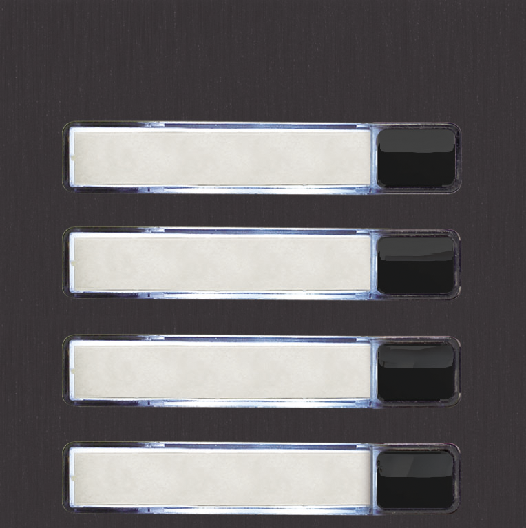 MODULO PULSADOR NX3140 BLACK 4P.