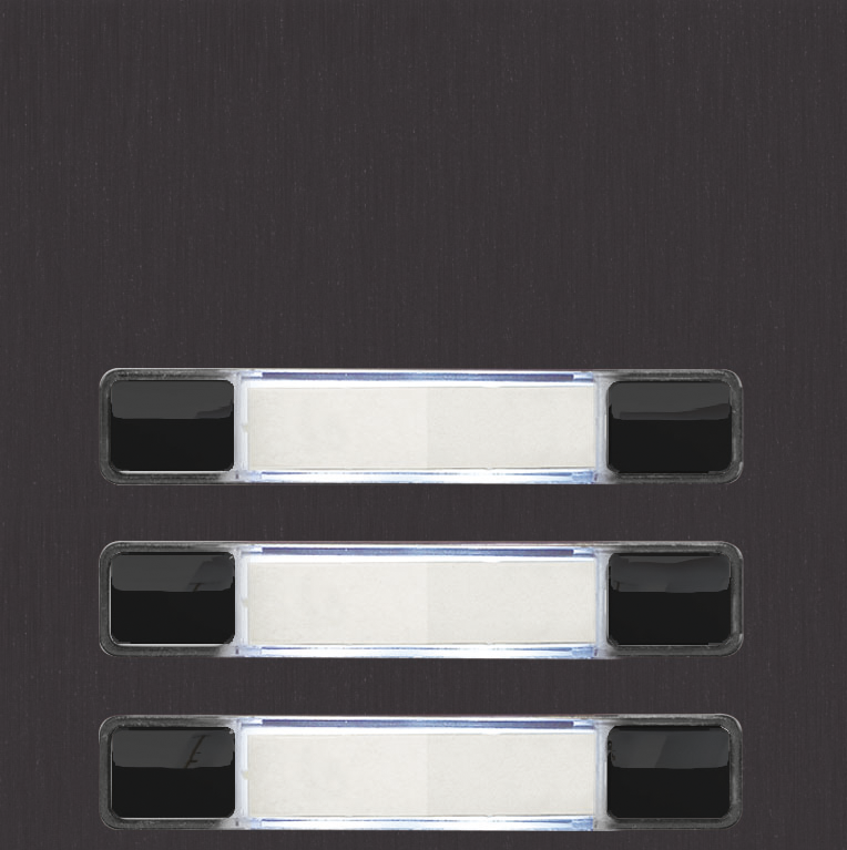 MODULO PULSADOR NX3260 BLACK 6P.