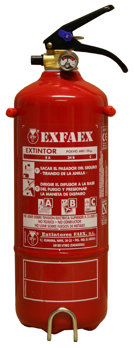 EXTINTOR POLVO PI-2 ABC 2 KG