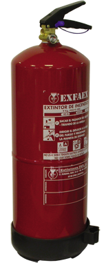 EXTINTOR DE POLVO ABC 6KG PI-6