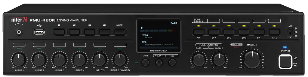 AMPLIFICADOR LAN PMU-480N 480W