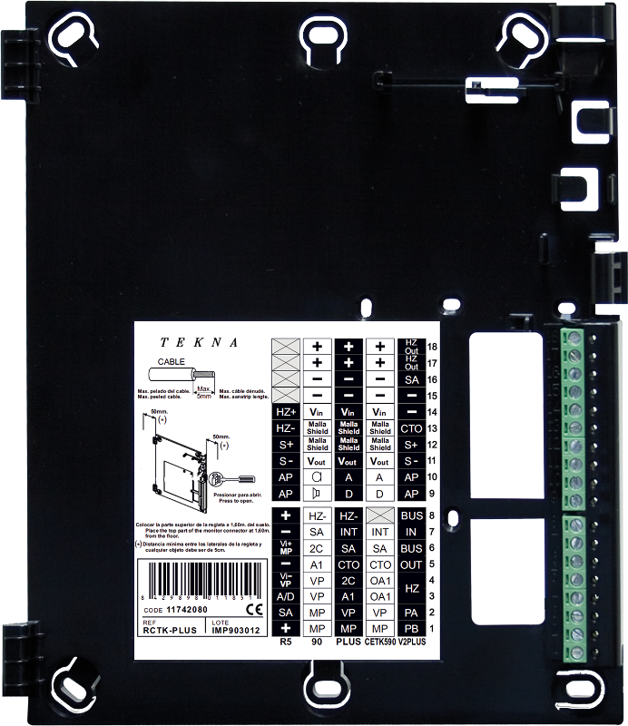 REGLETA CONEXION RCTK-PLUS