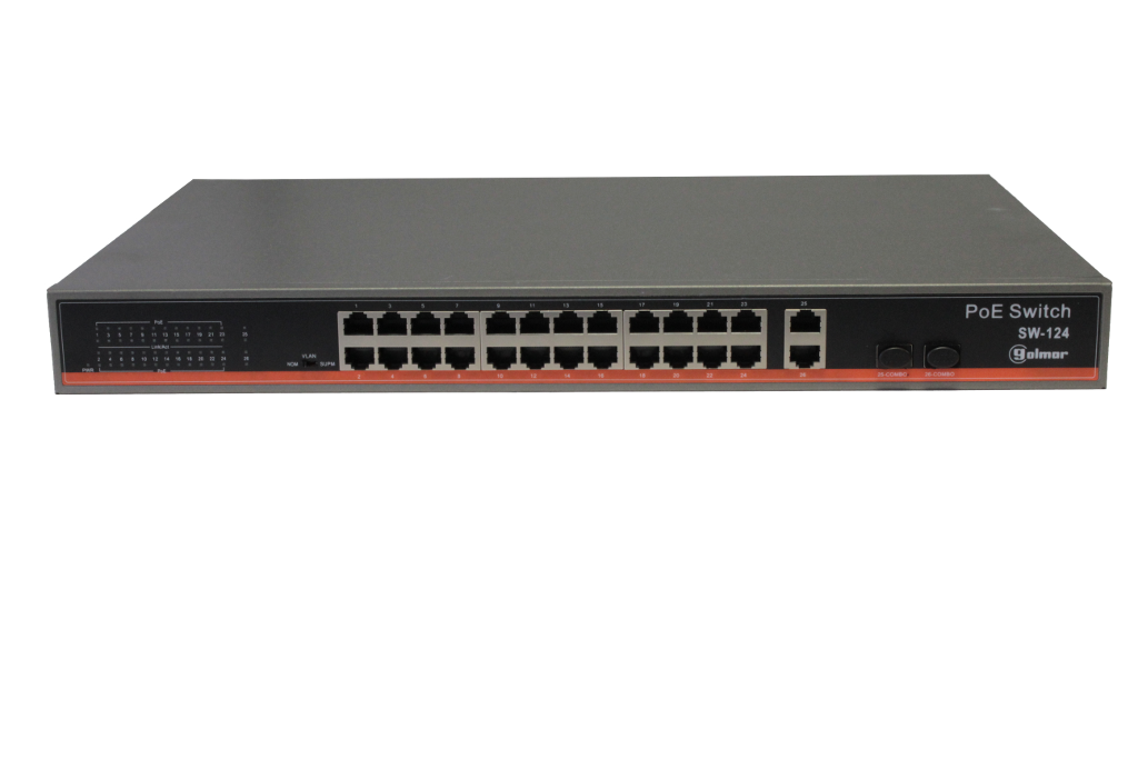 SWITCH SW-124 24POE 2UPLINK GIGA