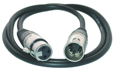 CABLE CONEX. 1M XLR-M/XLR-H