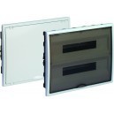 CAJA DISTR.EMP.40 EL.400x320x72mm MO.BL PTA.FUMÉ