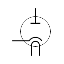 Símbolo de la válvula electrónica